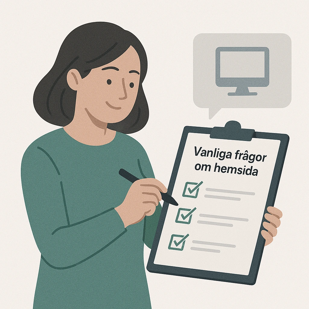 Företagare får svar på vanliga frågor om hemsida